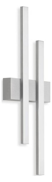 Telefunken - Aplica LED de exterior 2xLED/4W/230V IP44 argintiu
