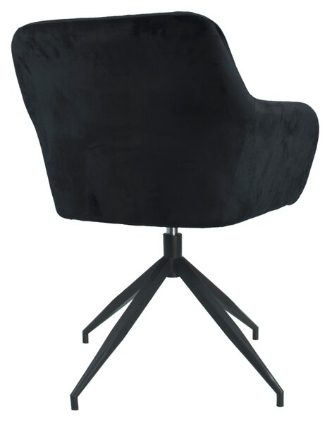 Scaun rotativ Viata (gri închis + negru) . 1064126