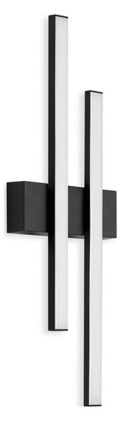 Telefunken - Aplica LED de exterior pentru perete 2xLED/4W/230V IP44 negru
