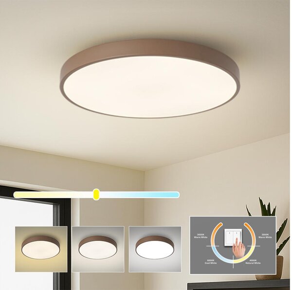 Brilagi - Plafonieră LED POOL LED/60W/230V 3000/4000/6000K 60 cm maro