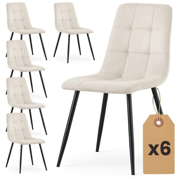 Set 6 scaune de sufragerie Nairobi (bej). Promo -20%. 1152350