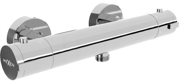 Mexen KAI, baterie termostatică de duș cu racord de duș inferior de 1/2 inch, crom, 77100-00