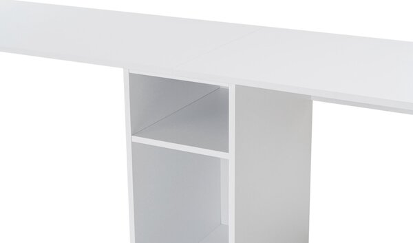Birou Twin Study Desk Alb