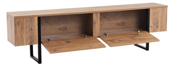 Comoda TV Serenity Natural cu Negru