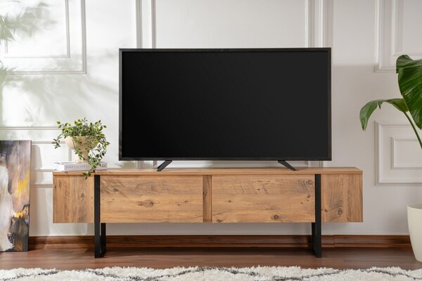 Comoda TV Serenity Natural cu Negru