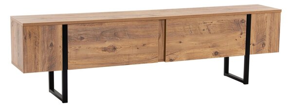 Comoda TV Serenity Natural cu Negru