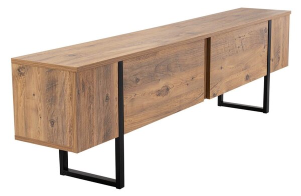 Comoda TV Serenity Natural cu Negru