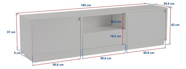 Comoda TV Vanguard Verde