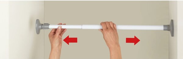 Tijă extensibilă Wenko Hercules, lungime maximă 80 cm
