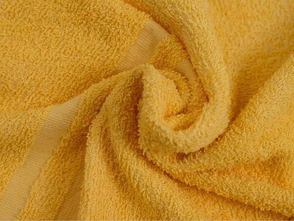 Prosop BASIC DUAL 50 x 100 cm galben, 100% bumbac