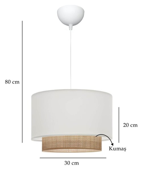 Lustra 241324 Crem 30x20x70 cm