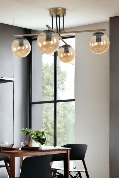 Lustra Oslo Auriu 70x70x40 cm
