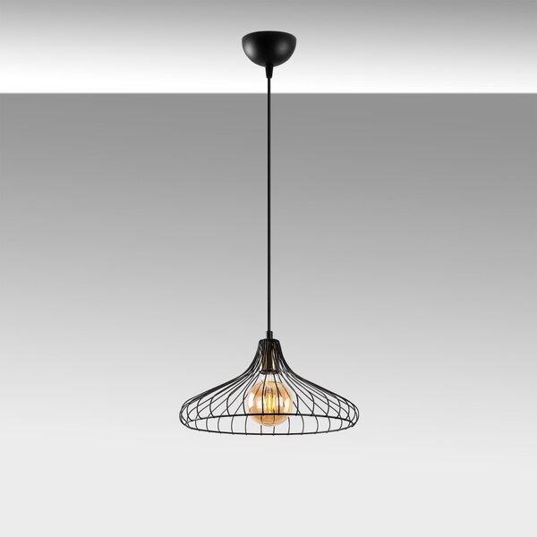 Lustra Depay Negru 36x36x120 cm