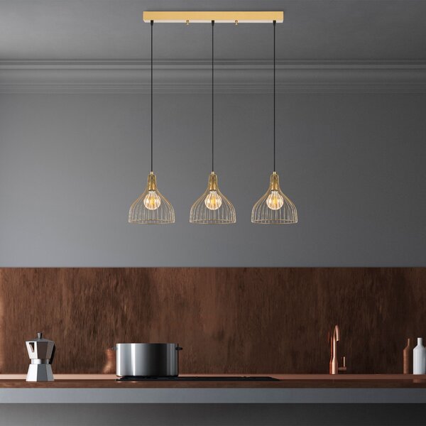 Lustra Cafu Auriu 94x25x121 cm