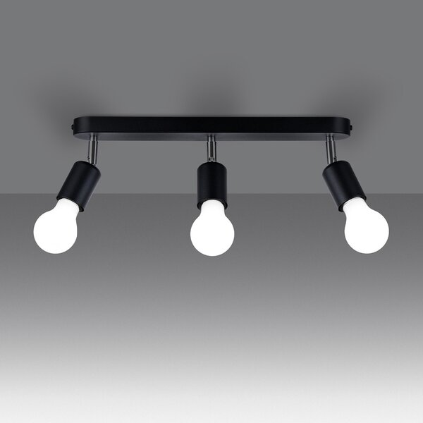Lustra Fornes Negru 40x6x13.5 cm