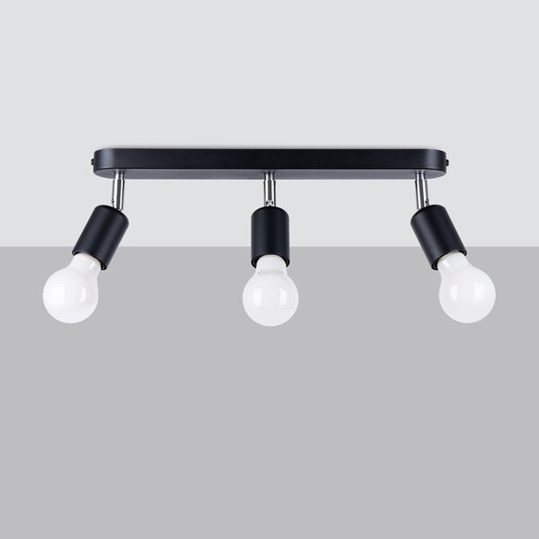 Lustra Fornes Negru 40x6x13.5 cm