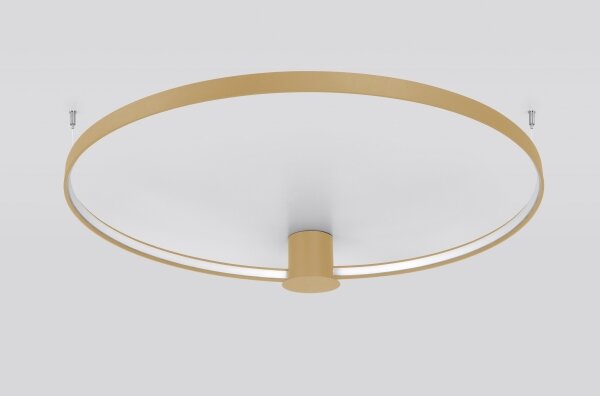 Plafonieră LED RIO LED/30W/230V CRI95 4000K d. 55 cm auriu Thoro TH.223