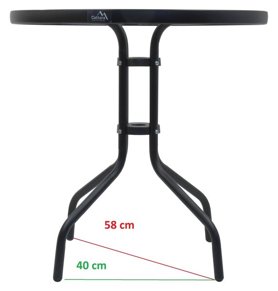 Cattara Garden masă rotundă Terst, diametru 70 cm