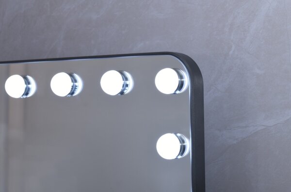 Immax 09101L - Oglindă de machiaj HOLLYWOOD cu LED, dimmabilă, 18W/230V, 3000/4200/6000K