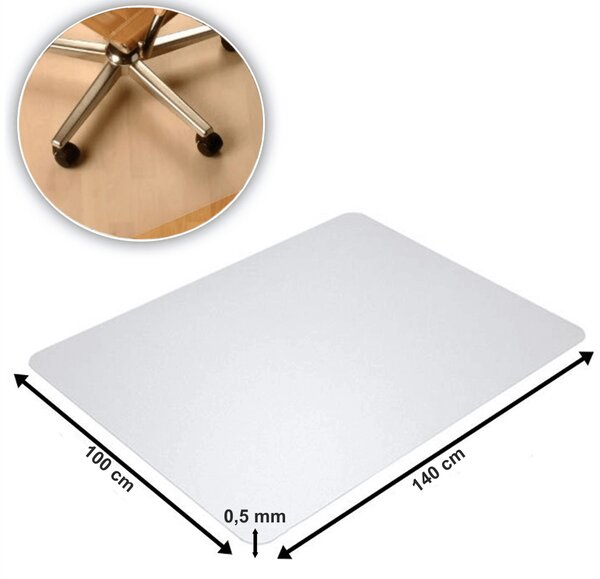 Z0ND0 Protecție podea sub scaun 140x100 cm Blaze NEW TYP 3 (transparent). 1028830