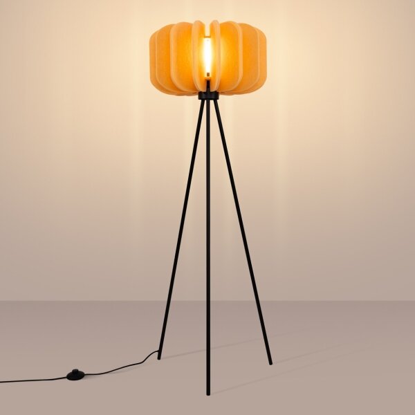 Sollux SL.1864 - Lampadar MULA 1xE27/15W/230V galben
