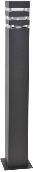 Lampă exterior TEKSAS cu senzor 1xE27/12W/230V IP44, 74 cm, antracit