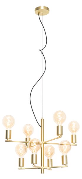 Moderne hanglamp goud 8-lichts - Osprey