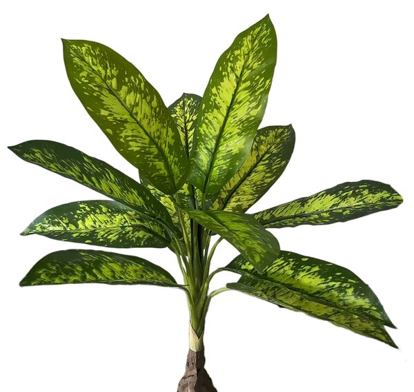 Planta artificiala fara ghiveci, D4300, 100cm, verde/galben