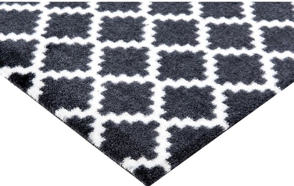 Covor tip traversă Zala Living Elegance, 50 x 150 cm, negru-alb