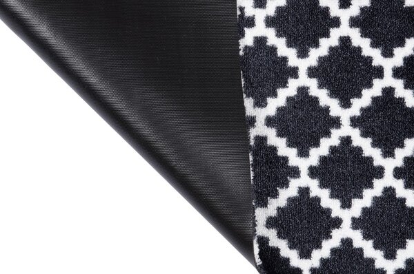 Covor tip traversă Zala Living Elegance, 50 x 150 cm, negru-alb