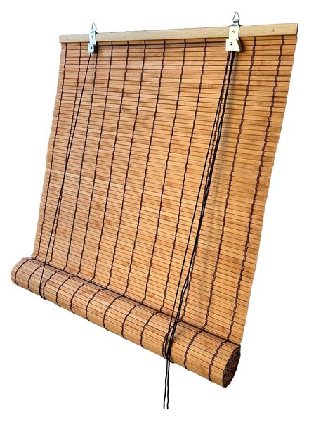Jaluzea în culoare naturală din bambus 200x160 cm Zeva – Gardinia