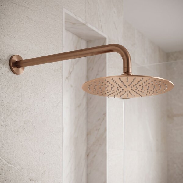 Braț duș rotund REA JS-9021 40cm Brush copper