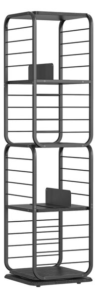 Biblioteca Vasagle Negru 43x43x158 cm