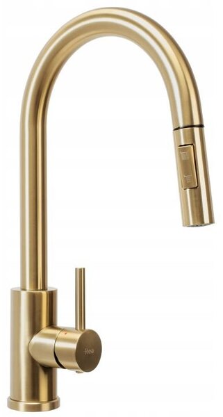 Baterie de bucătărie Rea Fresh Touch Brush Gold