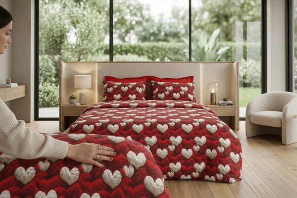 Lenjerie pat Ranforce 100% Cotton Pro (Pure Cotton)
