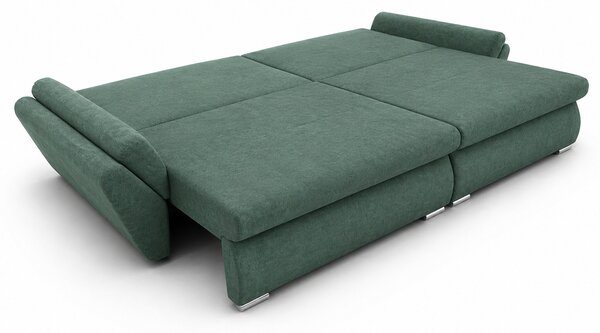 Canapea Extensibilă Confort cu Spumă HR, Verde Mentă