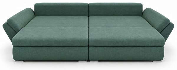 Canapea Extensibilă Confort cu Spumă HR, Verde Mentă