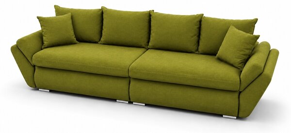 Canapea Extensibilă Confort cu Spumă HR, Verde olive