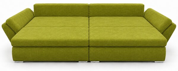 Canapea Extensibilă Confort cu Spumă HR, Verde olive
