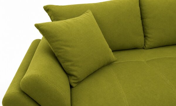 Canapea Extensibilă Confort cu Spumă HR, Verde olive