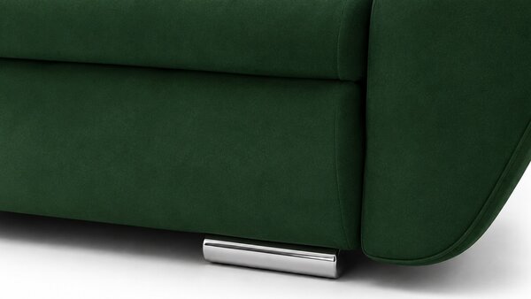 Canapea Extensibilă Confort cu Spumă HR, Verde Smarald
