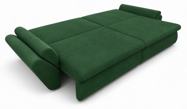 Canapea Extensibilă Confort cu Spumă HR, Verde Smarald