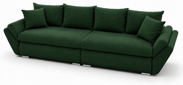 Canapea Extensibilă Confort cu Spumă HR, Verde Smarald