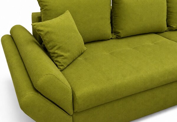 Colțar Extensibil Confort cu Spumă HR, Verde Olive