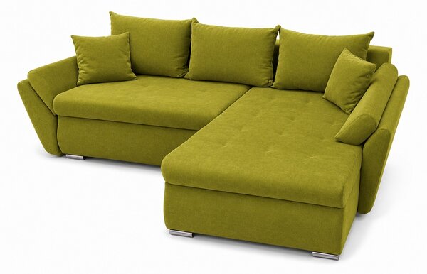 Colțar Extensibil Confort cu Spumă HR, Verde Olive