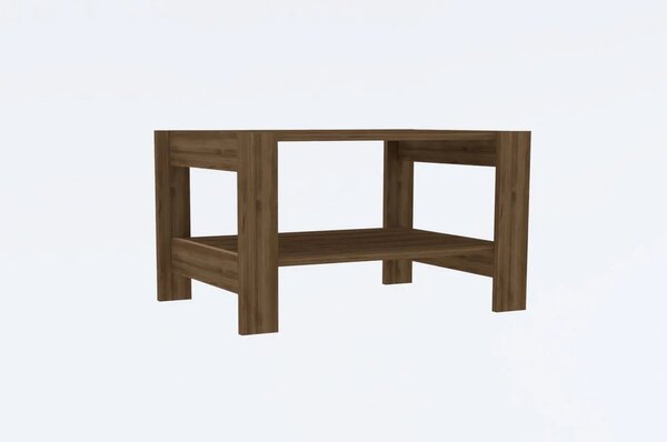 Masuta cafea HERB, nuc, PAL melaminat, 70x50x40 cm