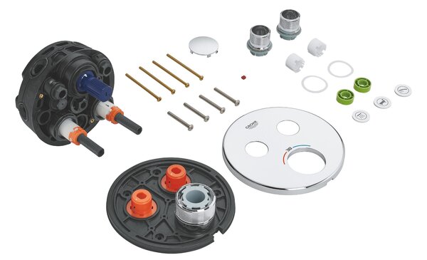 Grohe Grohtherm SmartControl baterie cadă-duș ascuns cu termostat crom 29119000