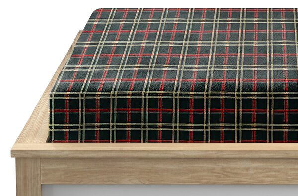 Cearsaf Cocolino microplus cu elastic GLENMOORE 200x200 cm verde