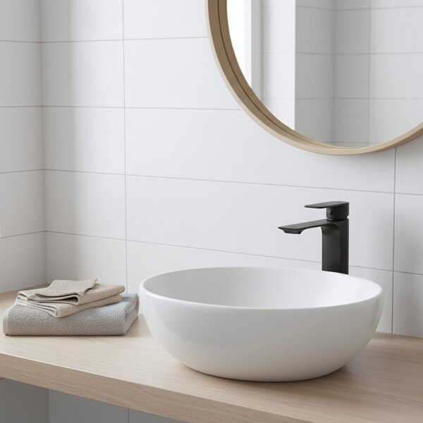 Baterie pentru baie REA Urban Black High