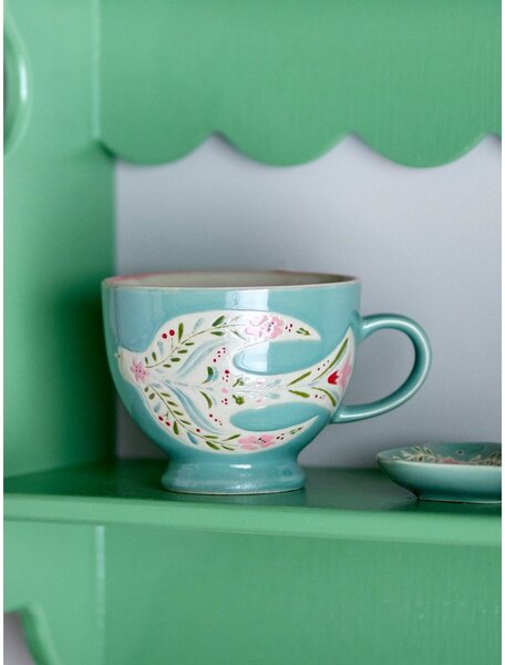 Căni verzi 4 buc. din ceramică 400 ml Rosalynde – Bloomingville